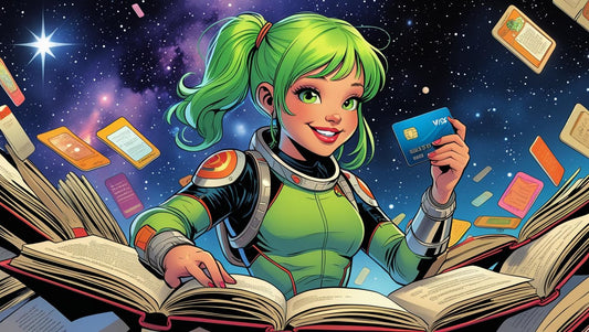 Galaxy Girl Creates Gift Card