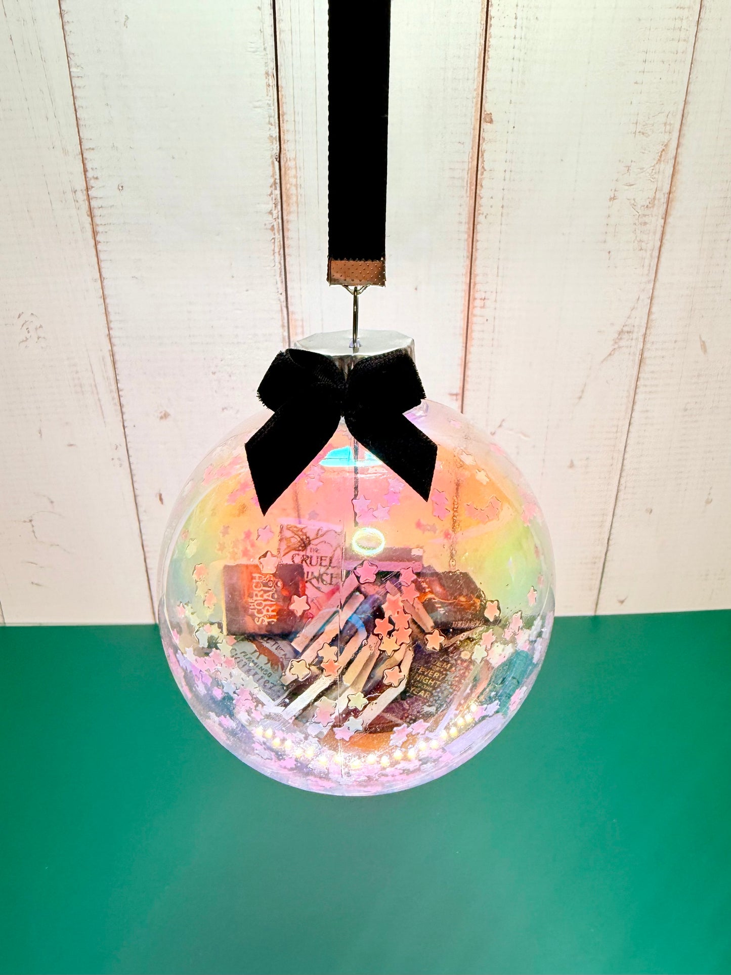 The Bookish Galaxy Girl Ornament